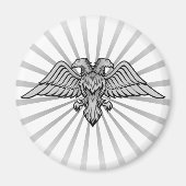 両頭のワシ マグネット (正面)