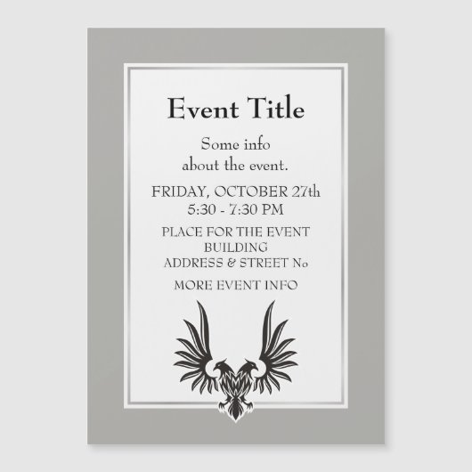 両頭付き鷲 (正面)