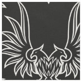 両頭付き鷲 ファブリック (クローズアップ)