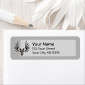 両頭付き鷲 ラベル (インサイチュ)