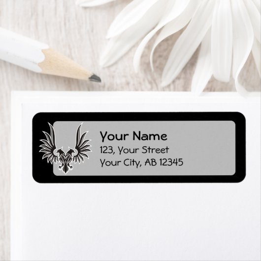 両頭付き鷲 ラベル (インサイチュ)