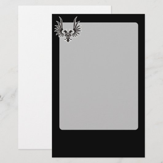 両頭付き鷲 便箋 (正面/裏面)