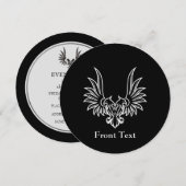 両頭付き鷲 招待状 (正面/裏面)