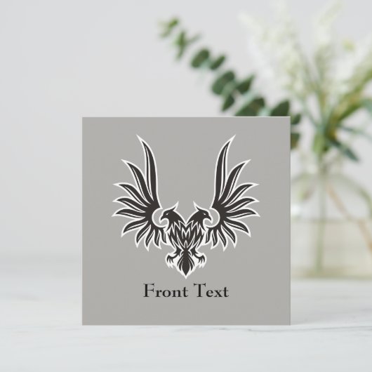 両頭付き鷲 招待状 (スタンド正面)