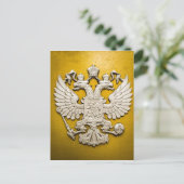 両頭金ゴールドワシ ポストカード (スタンド正面)