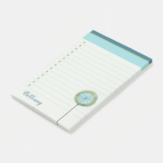 並びスタイリッシュ付きモダンフラワーの箇条書き ポストイット (アングル)