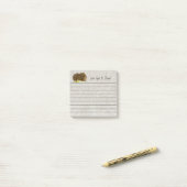 並ぶかわいいショウガのモルモットペット写真 ポストイット (デスク上)