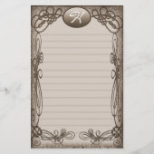 並ぶアンティークの空想 便箋 (正面)