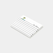 並ぶカエルおよび鉛筆 ポストイット (アングル)