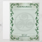 並ぶキヅタTriskel レターヘッド (正面/裏面)