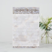 並ぶ三重の月のMoonstoneの女神 便箋 (スタンド正面)