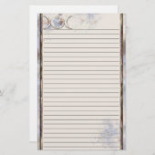 並ぶ三重の月のMoonstone 便箋 (正面/裏面)