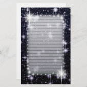 並ぶ宇宙の明るく輝くな星 便箋 (正面/裏面)