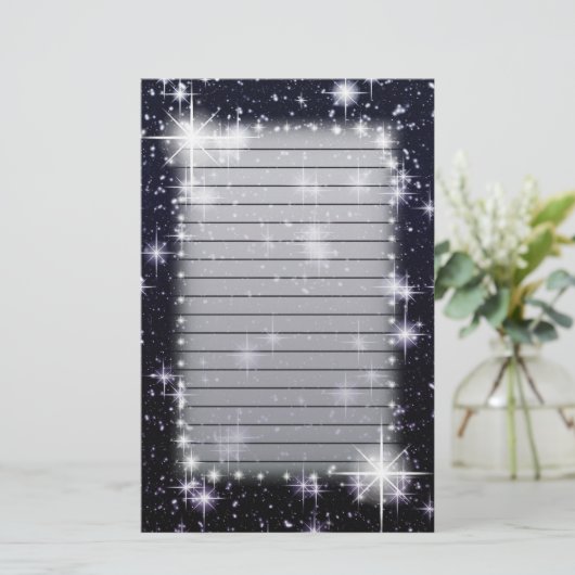 並ぶ宇宙の明るく輝くな星 便箋 (スタンド正面)
