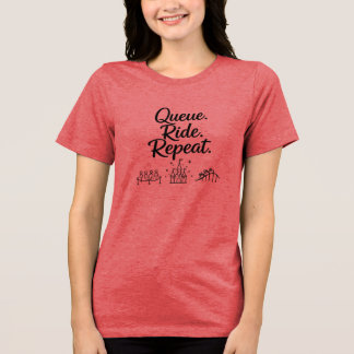 並ぶ。乗る。繰り返す。 トライブレンドＴシャツ