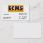 並ぶECMSの名刺 名刺 (正面/裏面)