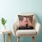 並べて表示されるカスタムの写真/日付 クッション (椅子)