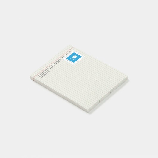 並べられたノートの紙のクリエイティブの記憶 ポストイット (アングル)