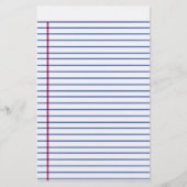 並べられたペーパー文房具 便箋 (正面)