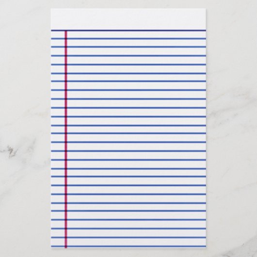 並べられたペーパー文房具 便箋 (正面)