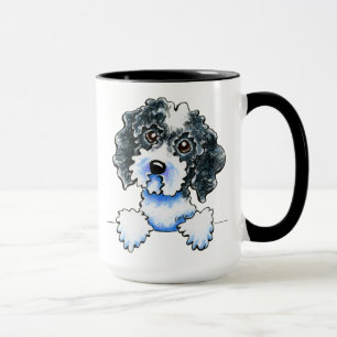 並べられる黒いParti Cockapoo マグカップ