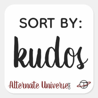 "並べ替え： Kudos"スタンプ スクエアシール