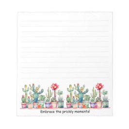 並んだ厄介な瞬間を受け入れる ノートパッド