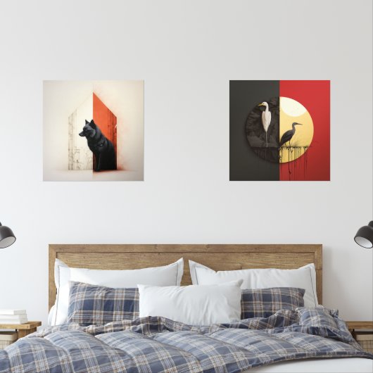 並列された自然 (寝室)