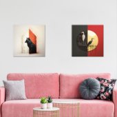 並列された自然 (リビング)