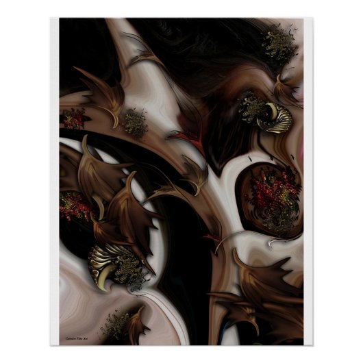 「並列自然」、光沢ポスター ポスター (正面)