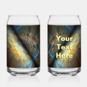 並列飛行機 ガラス缶 (正面)