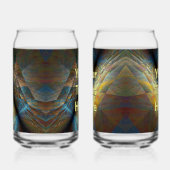 並列飛行機 ガラス缶 (左)