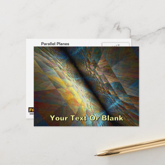 並列飛行機 ポストカード (正面/裏面インサイチュ)