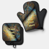 並列飛行機 鍋つかみ&鍋敷きセット (正面/裏面)