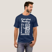 並列駐車サバイバー 楽しいドライバー Tシャツ (正面フル)