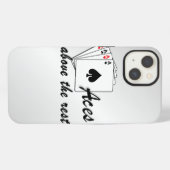 並外れたエース 銀 iPhoneケース (裏面横)