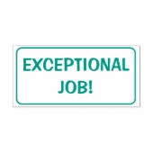 「並外れた仕事！」 確認用ゴム印 セルフインキングスタンプ (デザイン)