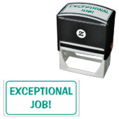 「並外れた仕事！」 確認用ゴム印 セルフインキングスタンプ (インサイチュ)