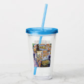 並外れた芸術的ワークロード アクリルタンブラー (裏面)