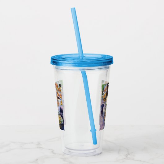 並外れた芸術的ワークロード アクリルタンブラー (左)