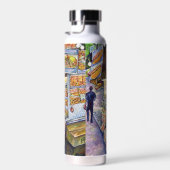 並外れた芸術的ワークロード ウォーターボトル (右面)