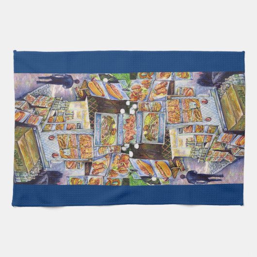 並外れた芸術的ワークロード キッチンタオル (横)