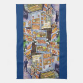 並外れた芸術的ワークロード キッチンタオル (縦)