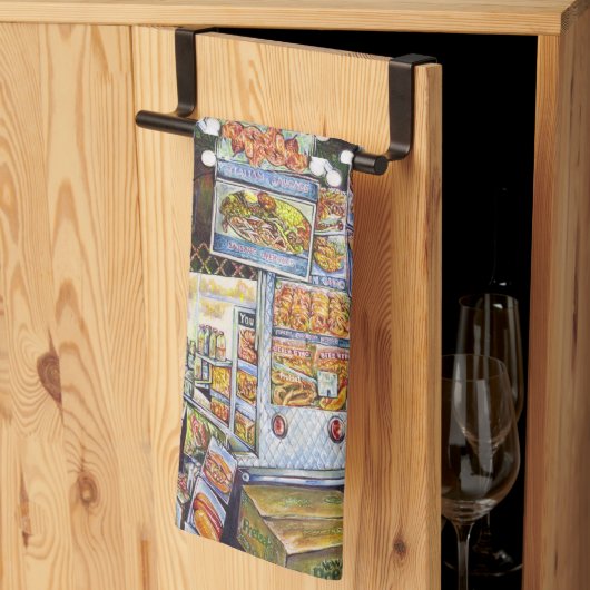 並外れた芸術的ワークロード キッチンタオル (三つ折り)