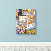 並外れた芸術的ワークロード キャンバスプリント (インサイチュ (ウッドフロア))
