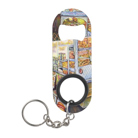 並外れた芸術的ワークロード キーホルダー栓抜き (正面)