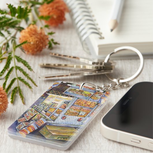 並外れた芸術的ワークロード キーホルダー (正面右)