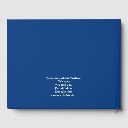 並外れた芸術的ワークロード ゲストブック (裏面)