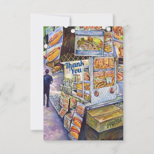 並外れた芸術的ワークロード サンキューカード (正面)