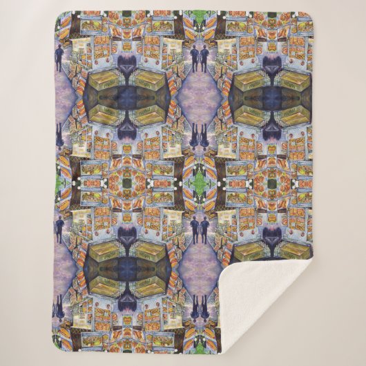 並外れた芸術的ワークロード シェルパブランケット (正面)